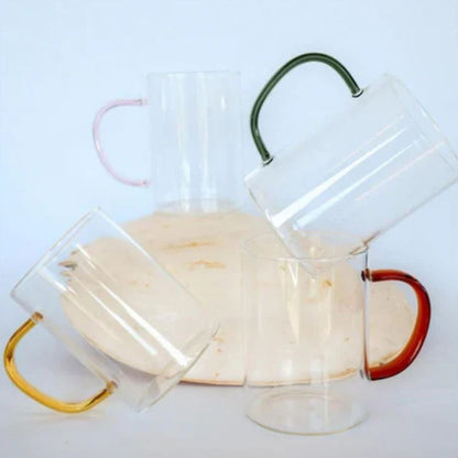 6pc Rainbow Mugs 300ml