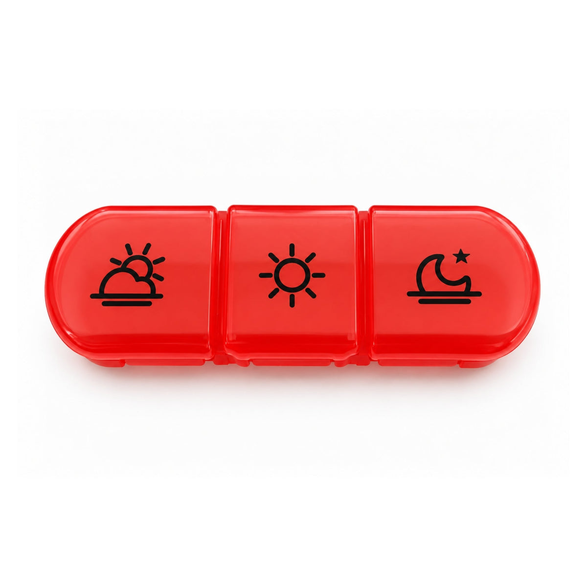 7 Day Portable Pill Box – Weekly Medication Organizer with Storage Case – Compact Travel Design