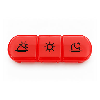 7 Day Portable Pill Box – Weekly Medication Organizer with Storage Case – Compact Travel Design