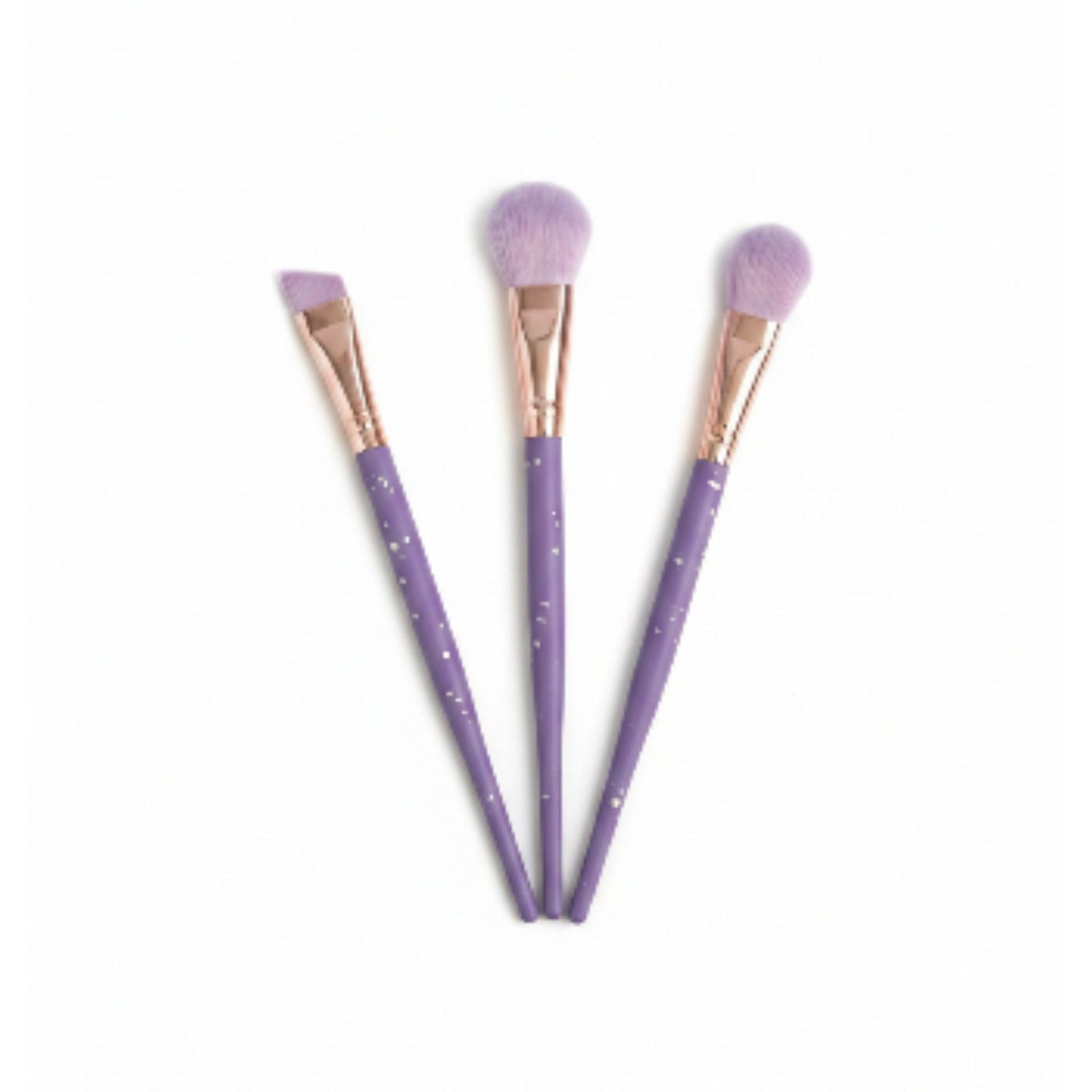 7-Piece Crystal Handle Makeup Brush Set – Foundation, Powder, Blush & Blending Cosmetic Brushes
