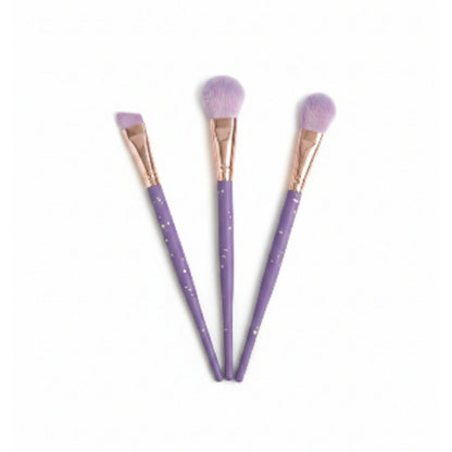 7-Piece Crystal Handle Makeup Brush Set – Foundation, Powder, Blush & Blending Cosmetic Brushes