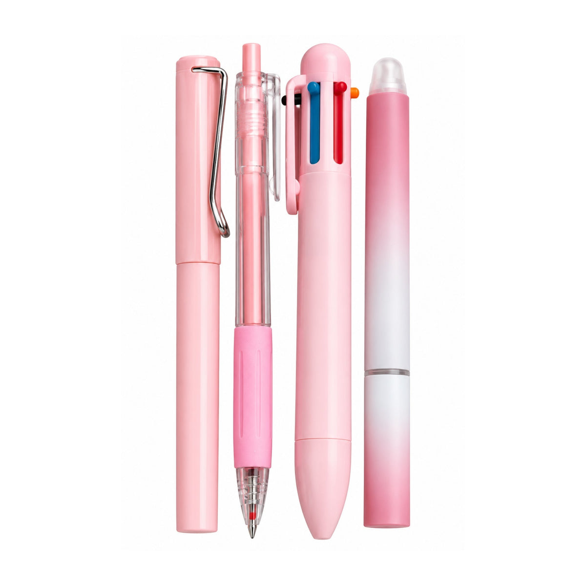7 Piece Stationery Set – Complete Writing & School Essentials Set – Pink