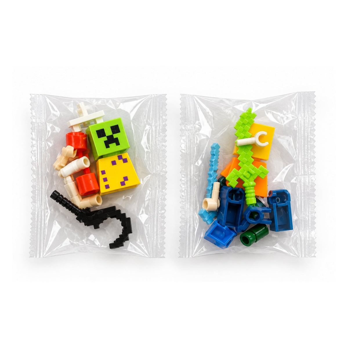 72 Piece My World Magnetic Force Building Block Set – Magnetic Construction Toy with Block Game-Inspired Characters