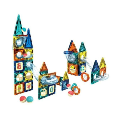 73-Piece Magnetic Building Blocks Set – STEM Educational Construction Toy for Kids Ages 3+