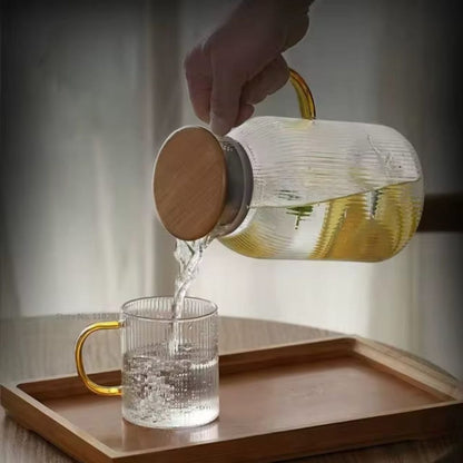 Bamboo Lid Teapot 1.8L