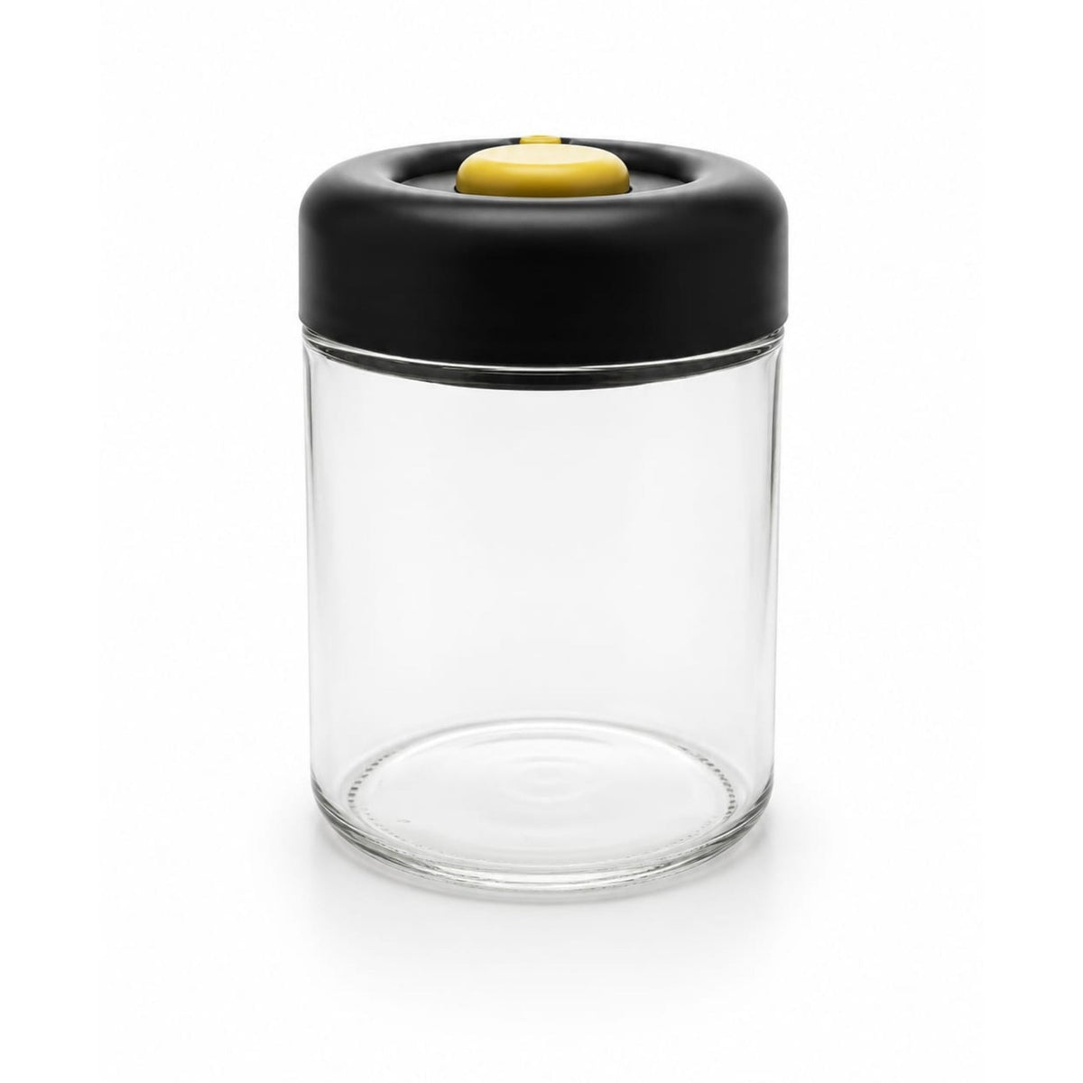 750ml Glass Vacuum Seal Storage Jar - Black