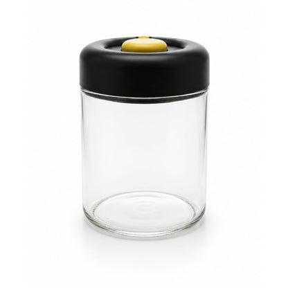 750ml Glass Vacuum Seal Storage Jar - Black