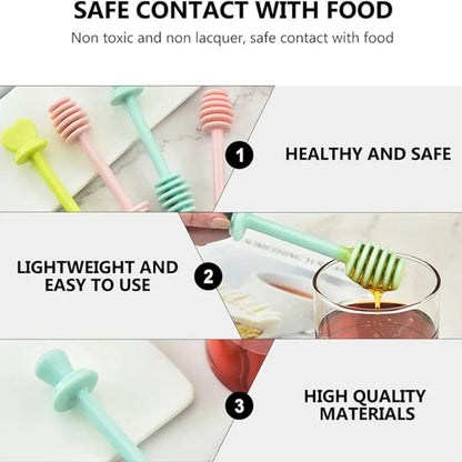 2pc Plastic Honey Dipper