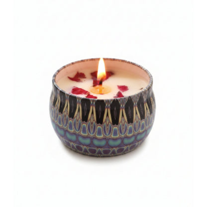 7cm Moroccan Candle in Tin – Decorative Scented Candle for Home Décor & Ambience
