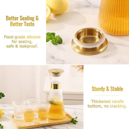 7pc Carafe With Glass Set