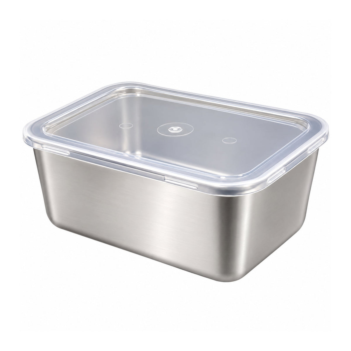8 Piece Stainless Steel Food Storage Container Set – Reusable Containers With Plastic Lids – Stackable Kitchen Storage