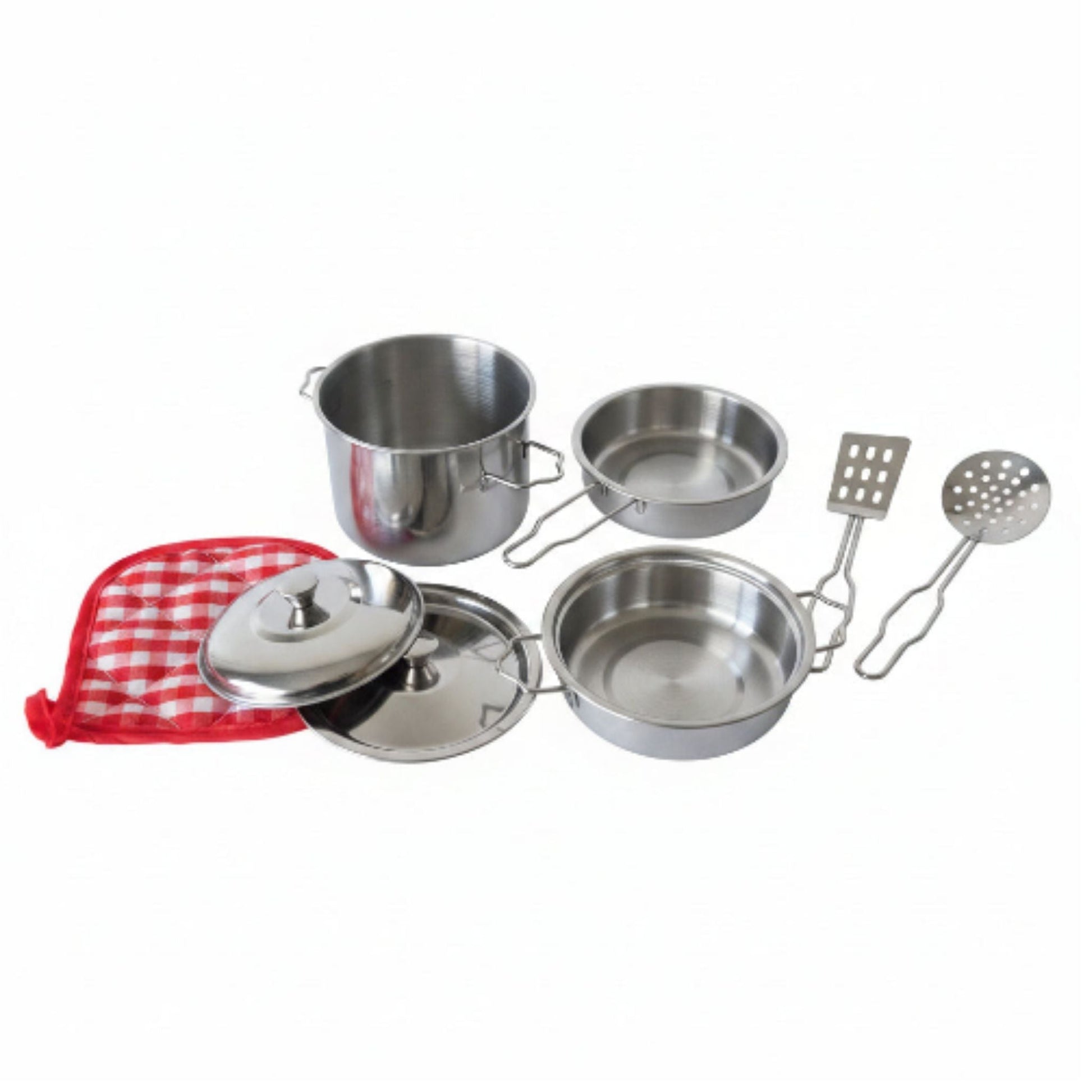 8pc Metal Kitchen Play Set