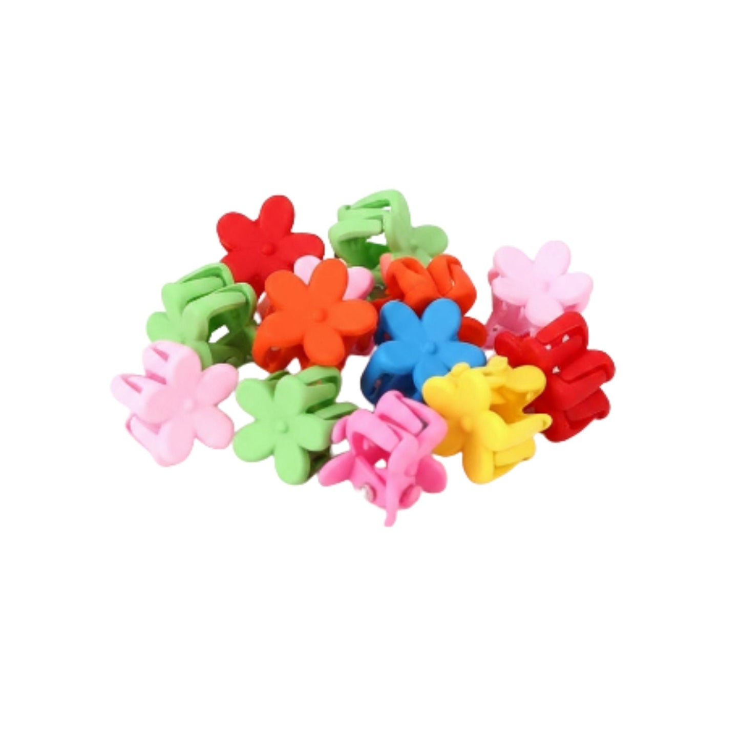 8pc Mini Flower Claw Clips