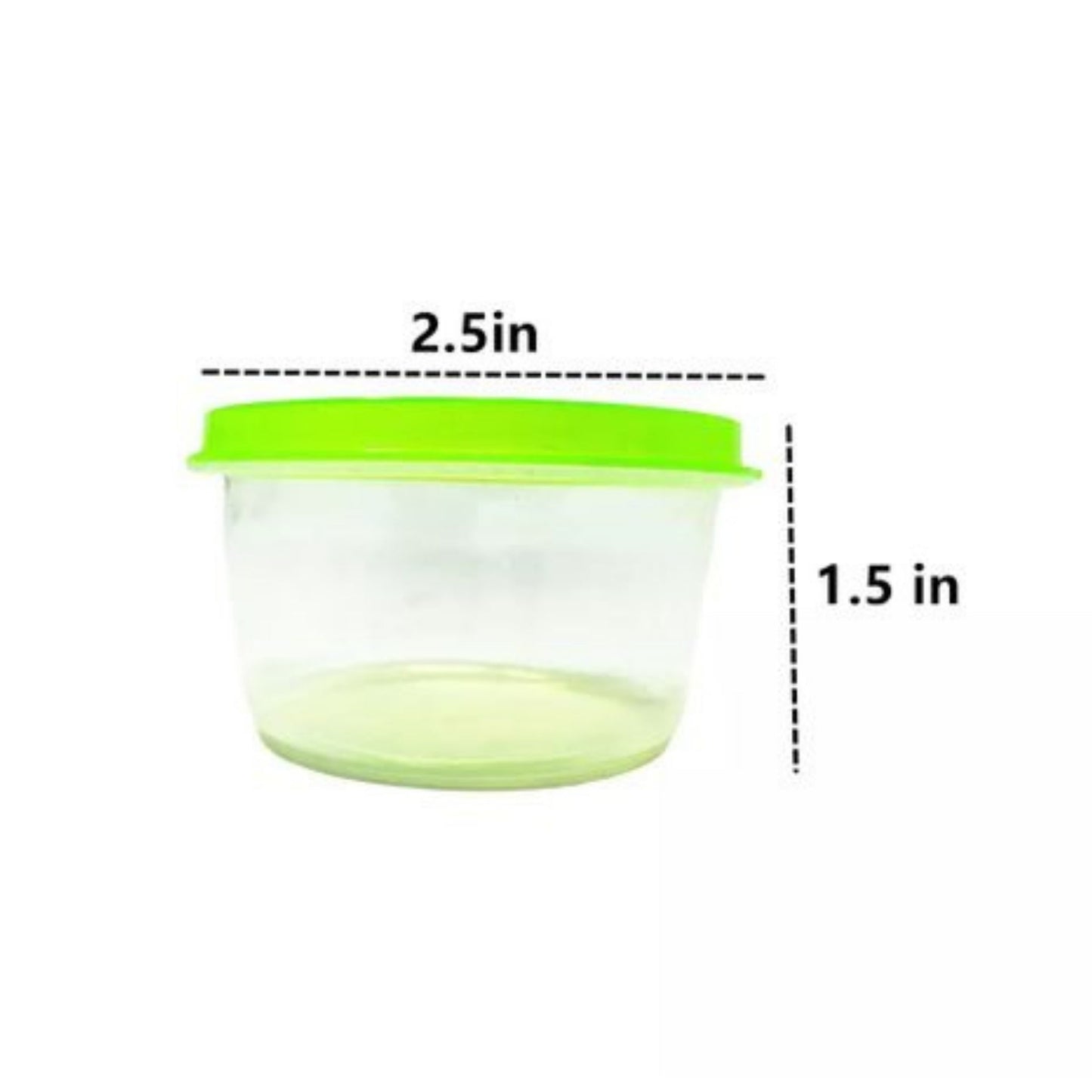 8pc Mini Plastic Storage Containers with Lids – Food Saver Set for Kitchen Organization