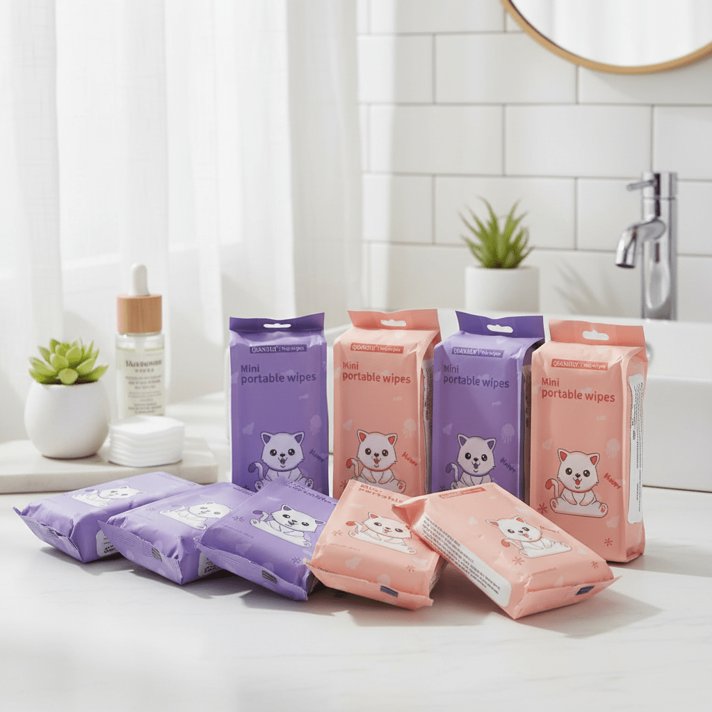 8pc Mini Wipes Lifestyle