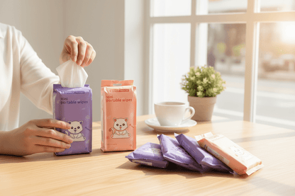 8pc Mini Wipes Lifestyle