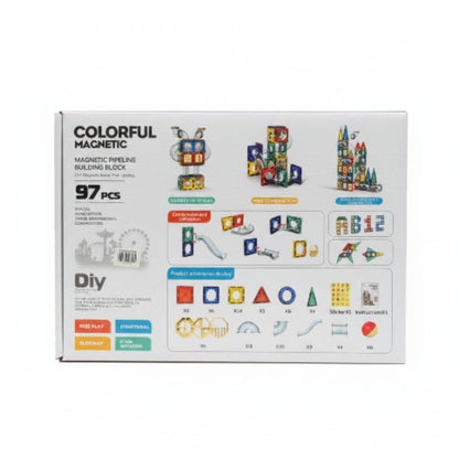 97pc Magnetic Building Blocks