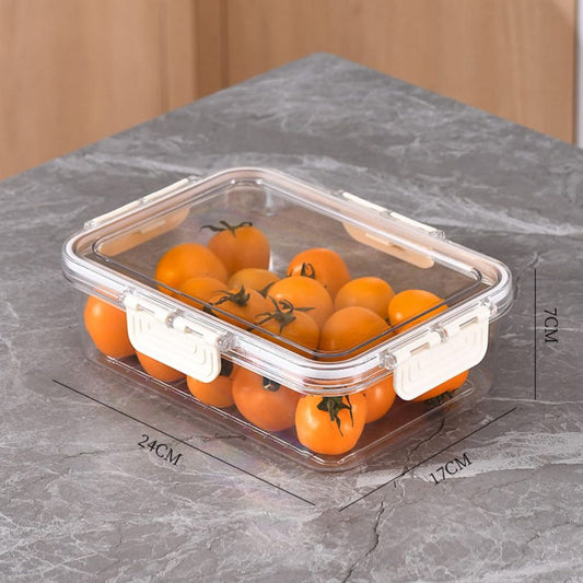 Acrylic Airtight Box With Clip Lid