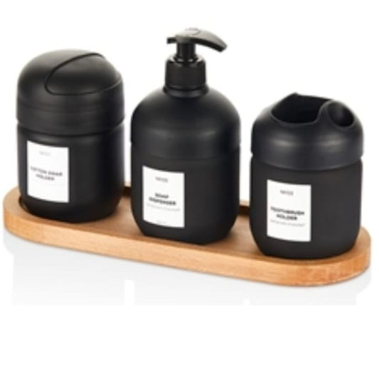 Qlux Glass Bathroom Set