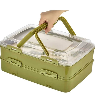 Qlux Double Layer Pastry Carrier