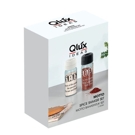 Qlux 2pc Salt and Pepper Shaker