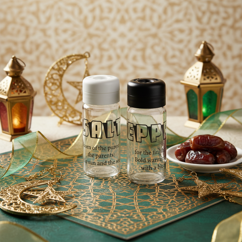 Qlux 2pc Salt and Pepper Shaker