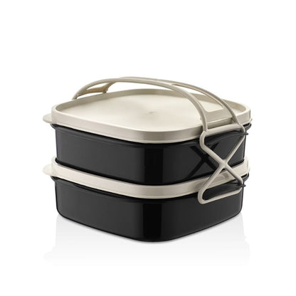 Qlux Tetra 2 Layer  Lunch Box