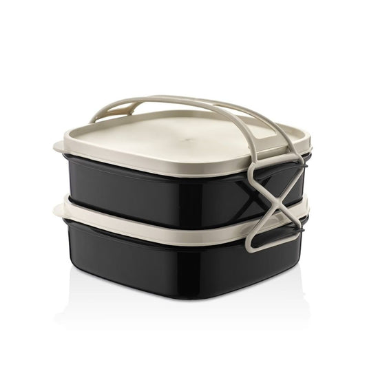 Qlux Tetra 2 Layer  Lunch Box
