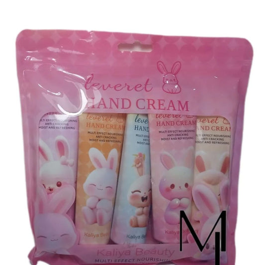 5pc Bunny hand cream set  30g x 5