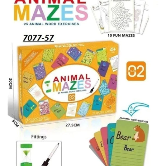 Animal/Alphabet maze 