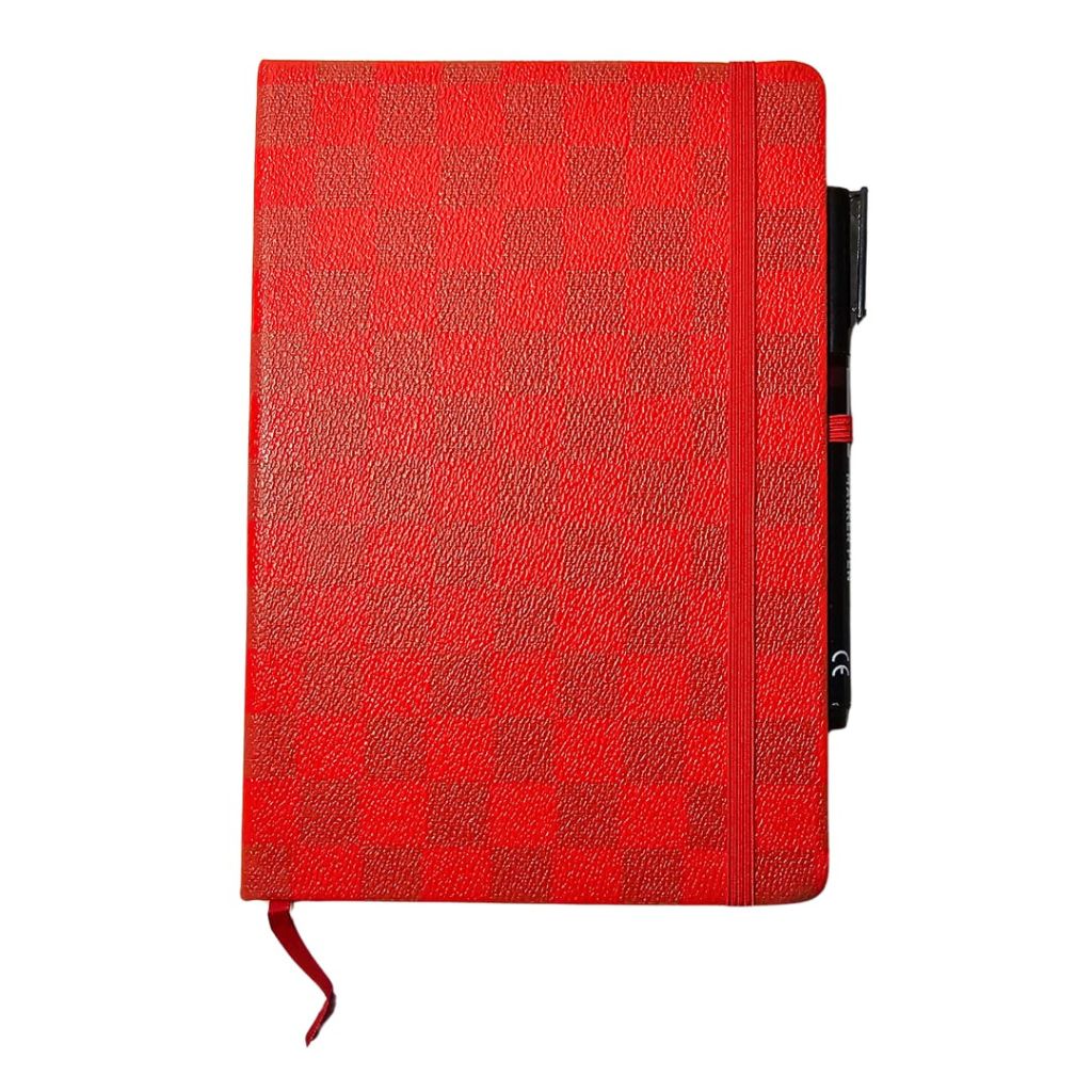 LV Inspired A5 Notebooks - Red