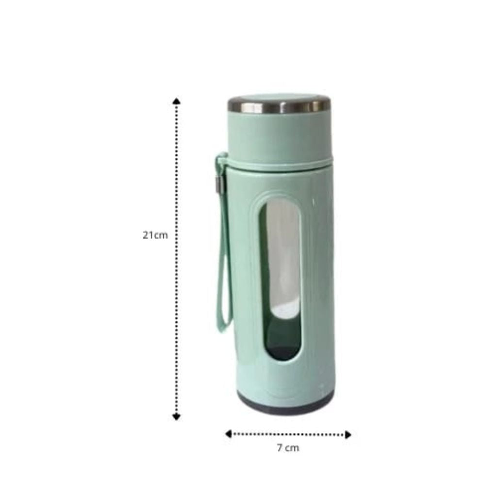 Portable Glass Water Bottle