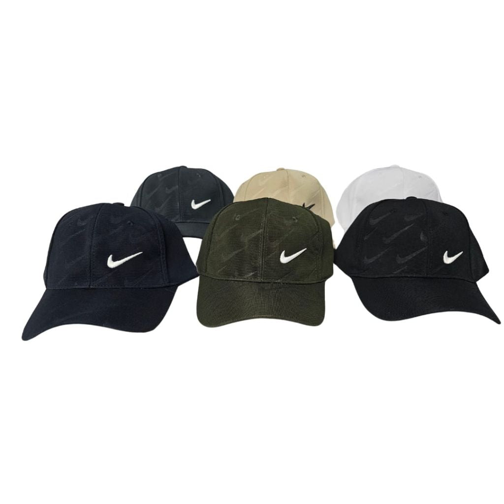 Nike Branded Caps - Beige