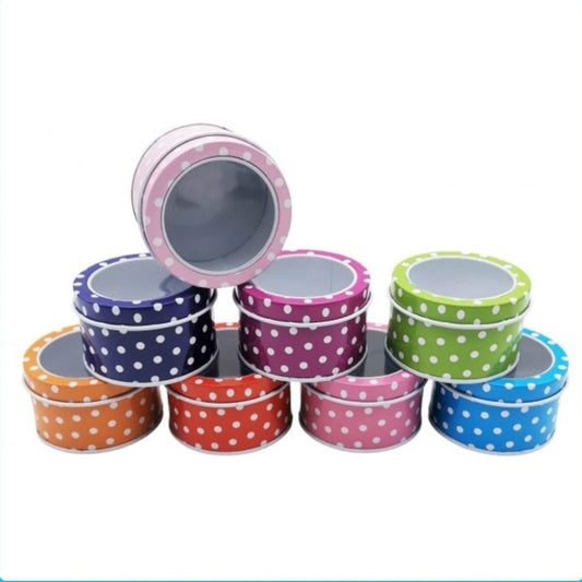 Polka Dot Tin Boxes