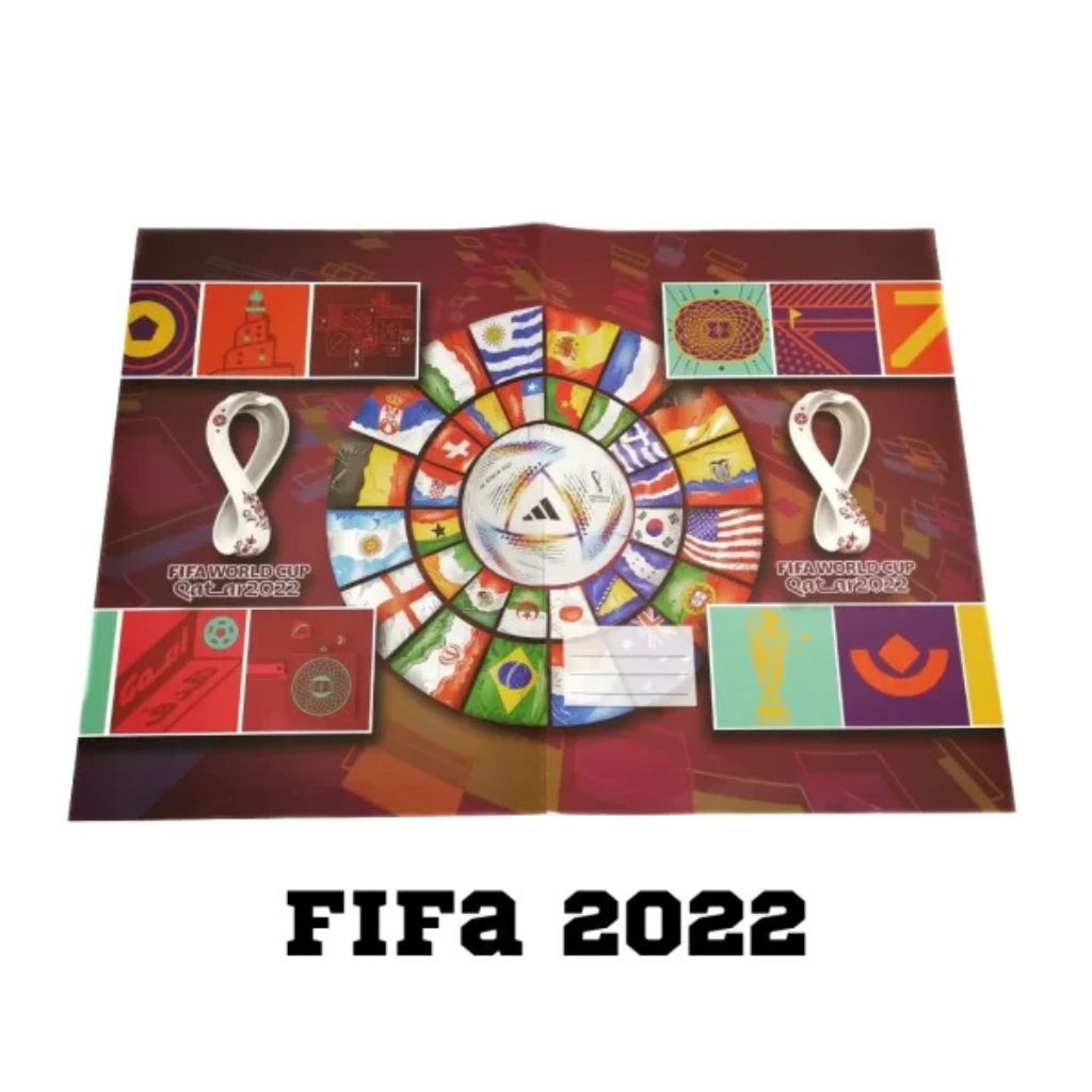 5pc A4 Book Covers- Fifa 2022