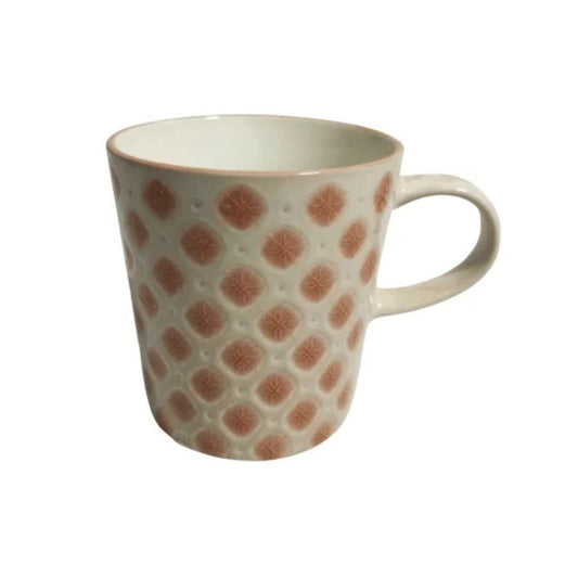 Beige Diamond Mug
