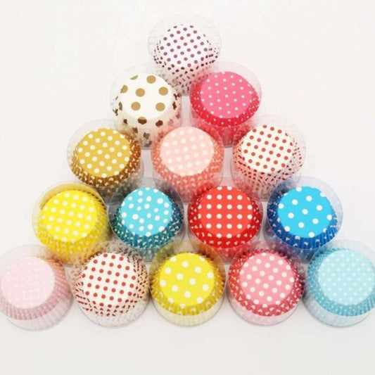 Dotted Cupcake Liners - 100pc