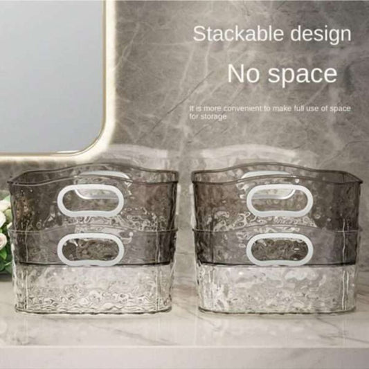 Rippled Acrylic Organizer-Grey