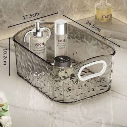 Rippled Acrylic Organizer-Grey