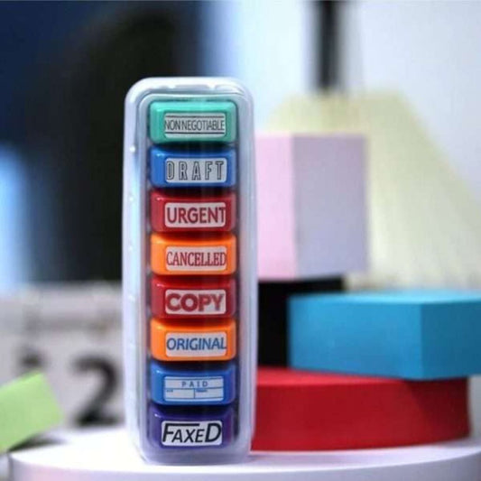 8pc Office Stamp