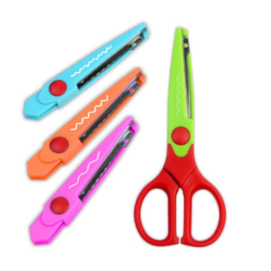 Motarro 4pc Crinkle Art Scissors 