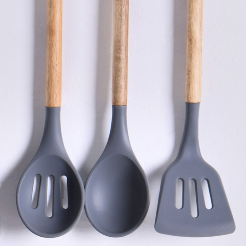 Grey Cooking Utensils