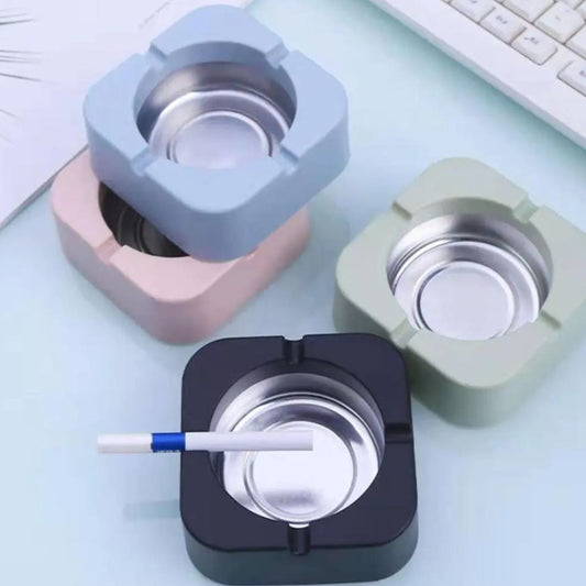 Stainless Steel Ashtray- Square