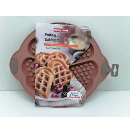 Silicone Heart Waffle Pan