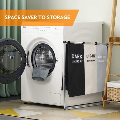 3 Division Laundry Basket