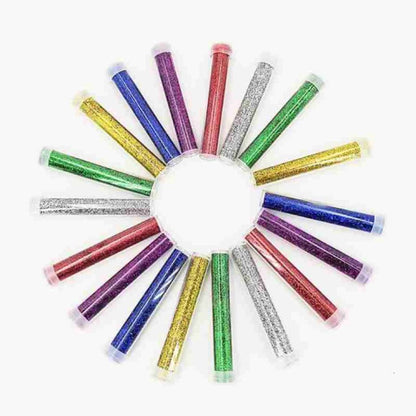 12pc Glitter Bottles