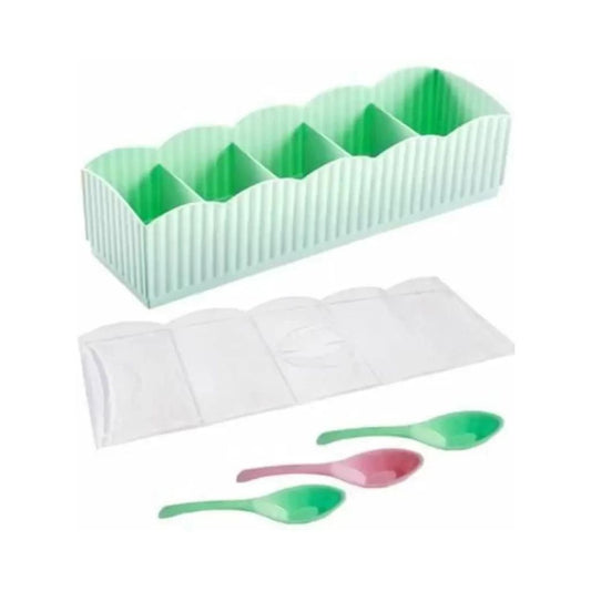 5 Division Spice Organizer With Lid