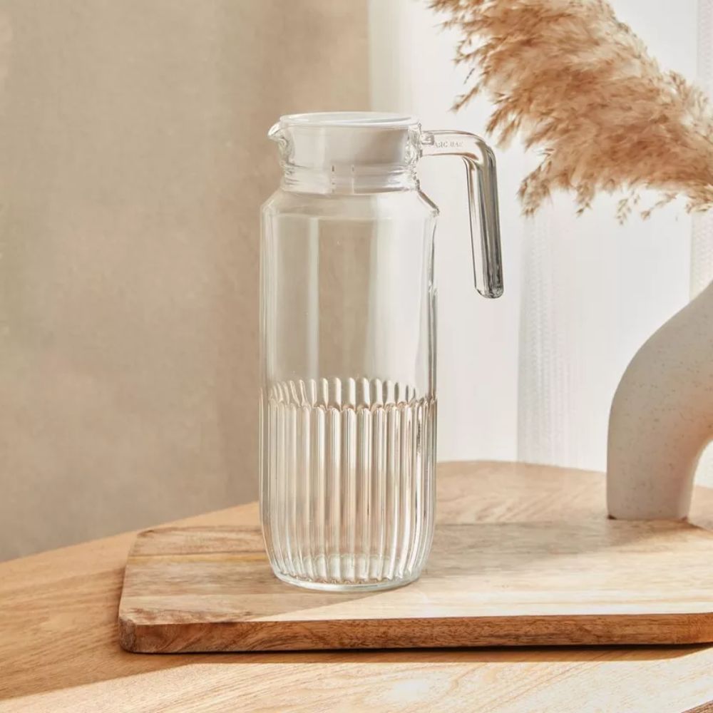 Luminarc Gridz Fridge Jug with Lid – 1.3L