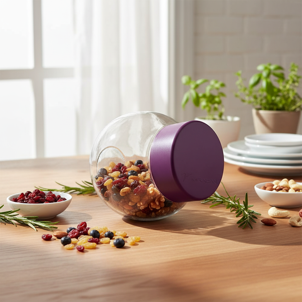 Bager Elite Double  Bottom Jar with Spoon