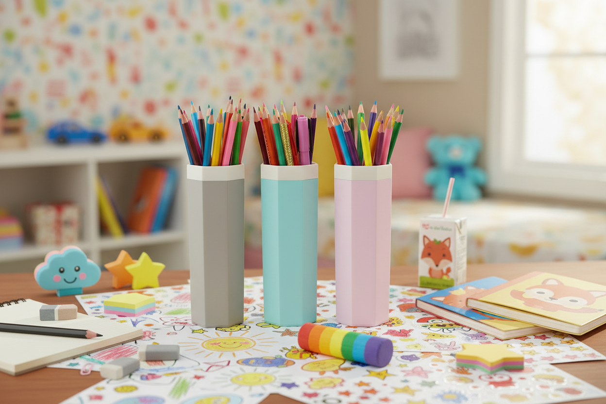 Plastic Pencil Shaped Cases